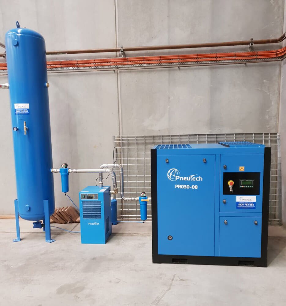 industrial air compressors install