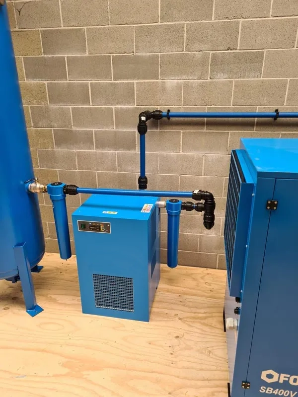 compressed air piping systems install