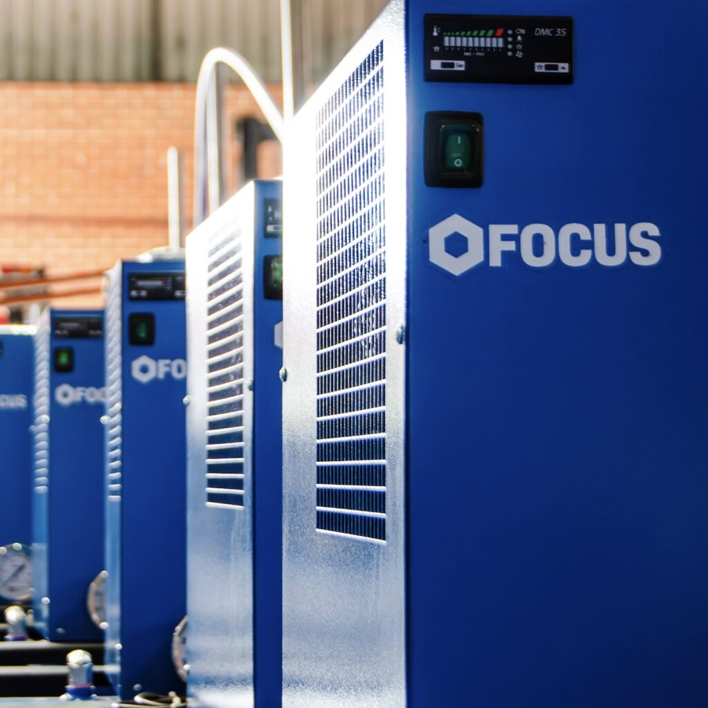 Focus Industrial air screw compressor partnered businesses